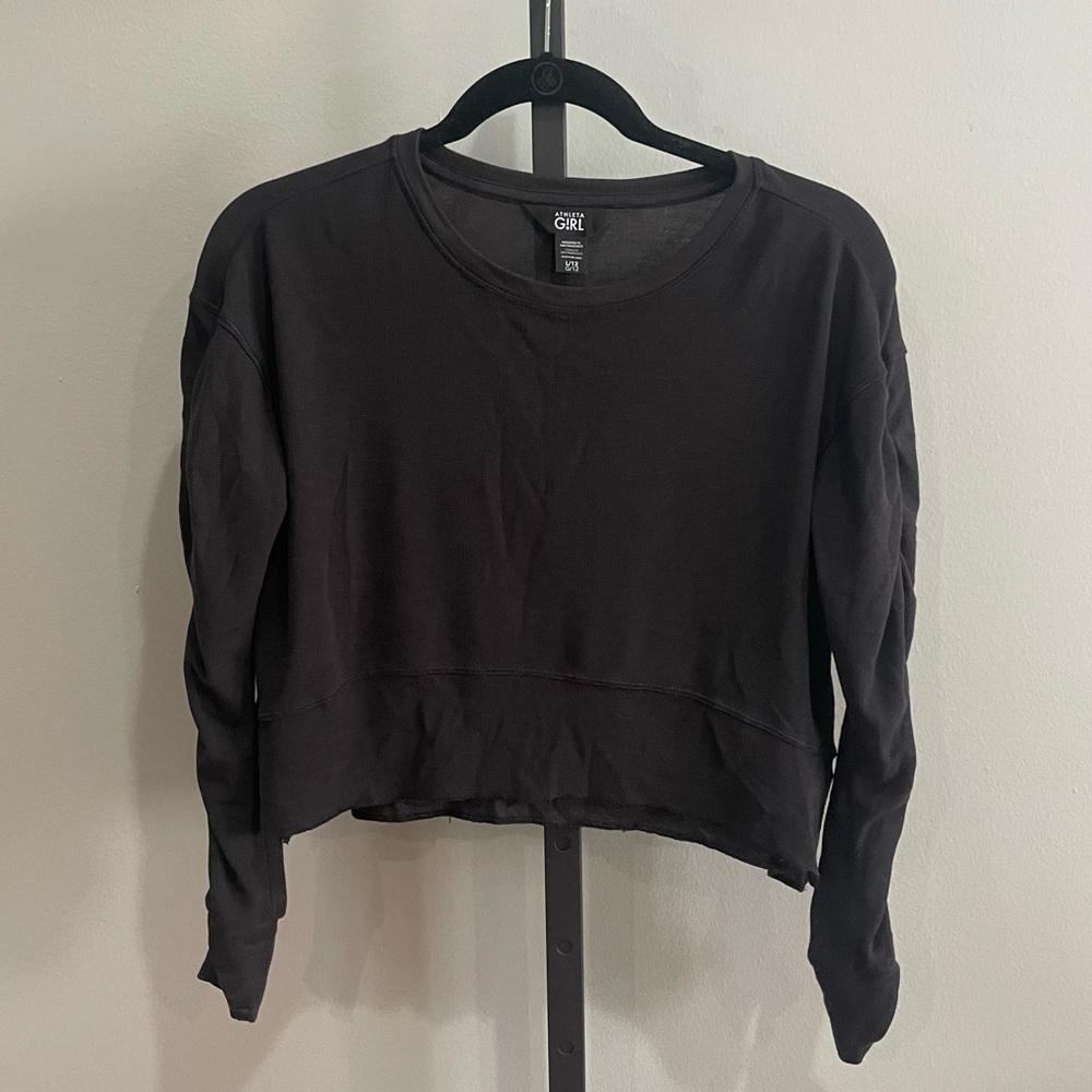 Athleta Girl Black Long Sleeve Size 12